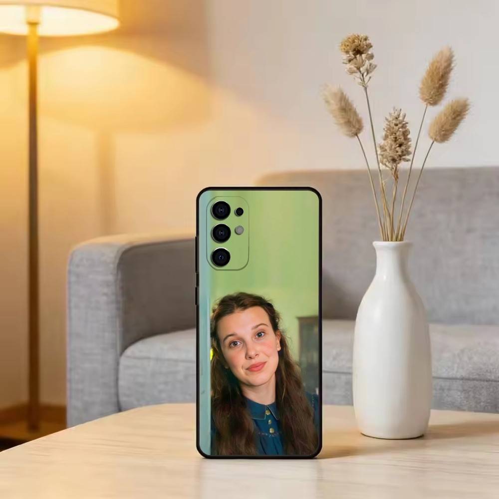 M-Millie B-Brown Actor Phone Case For Samsung S25,S24,S21,S22,S23,S30,Ultra,S20,Plus,Fe,Soft Silicone Black Cover