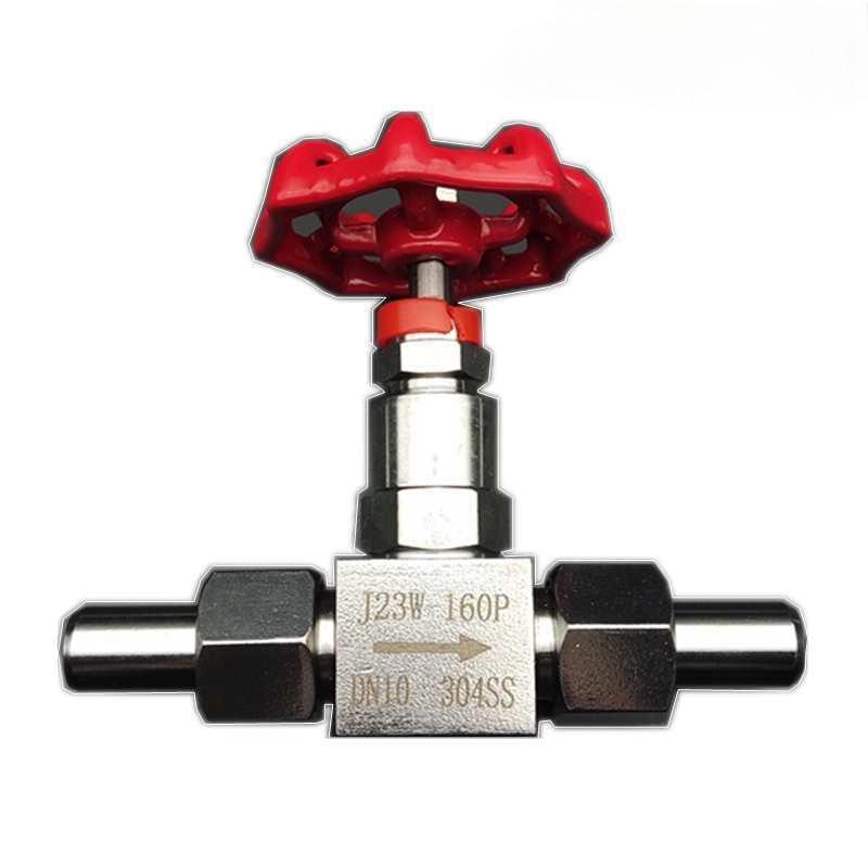 Игольчатый кран J23W-160P из нержавеющей стали 304, свариваемый встык, с наружной резьбой