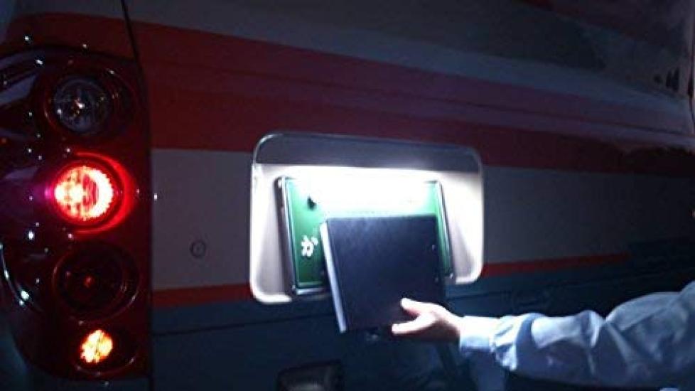 Светодиодные фонари номерного знака SPIDERLITE для нового Selega и 5050SMD Холодный белый Набор из 2 шт. J-BUS Gala, 18 светодиодов 8500k,