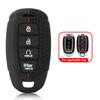 Silicone Car Key Case Cover Keychain for Hyundai I30 Ix35 KONA Encino Solaris Azera Grandeur Ig Accent Santa Fe Palisade