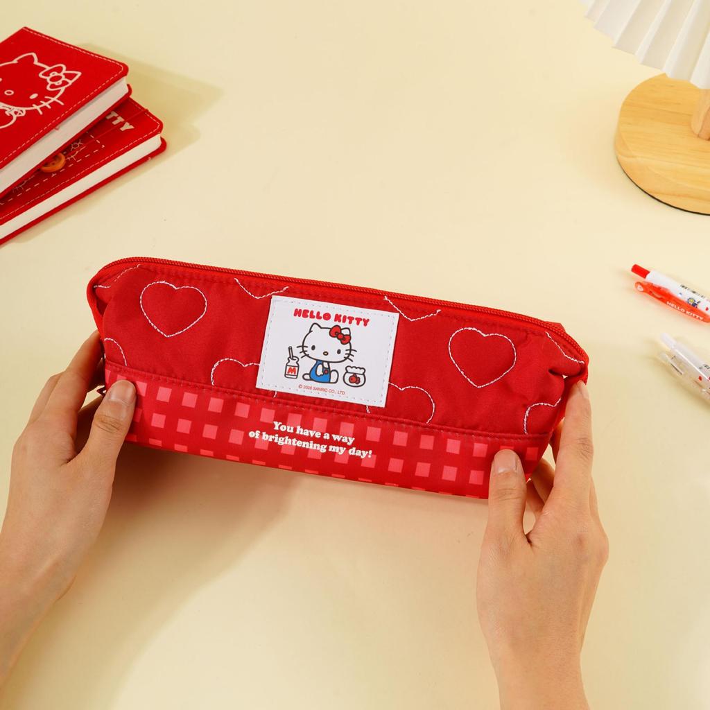 Большой милый пенал Joytop Hello Kitty - Простая, портативная сумка для канцелярских принадлежностей для школьников