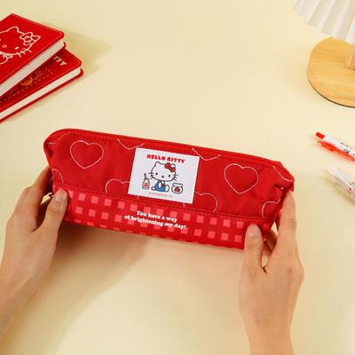 Большой милый пенал Joytop Hello Kitty - Простая, портативная сумка для канцелярских принадлежностей для школьников