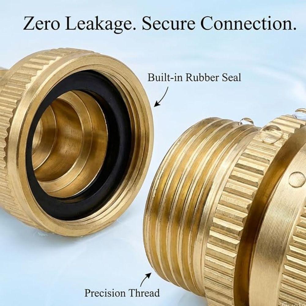Female/MaleThread Garden Hose Connector Brass Brass Quick Connector Gardening