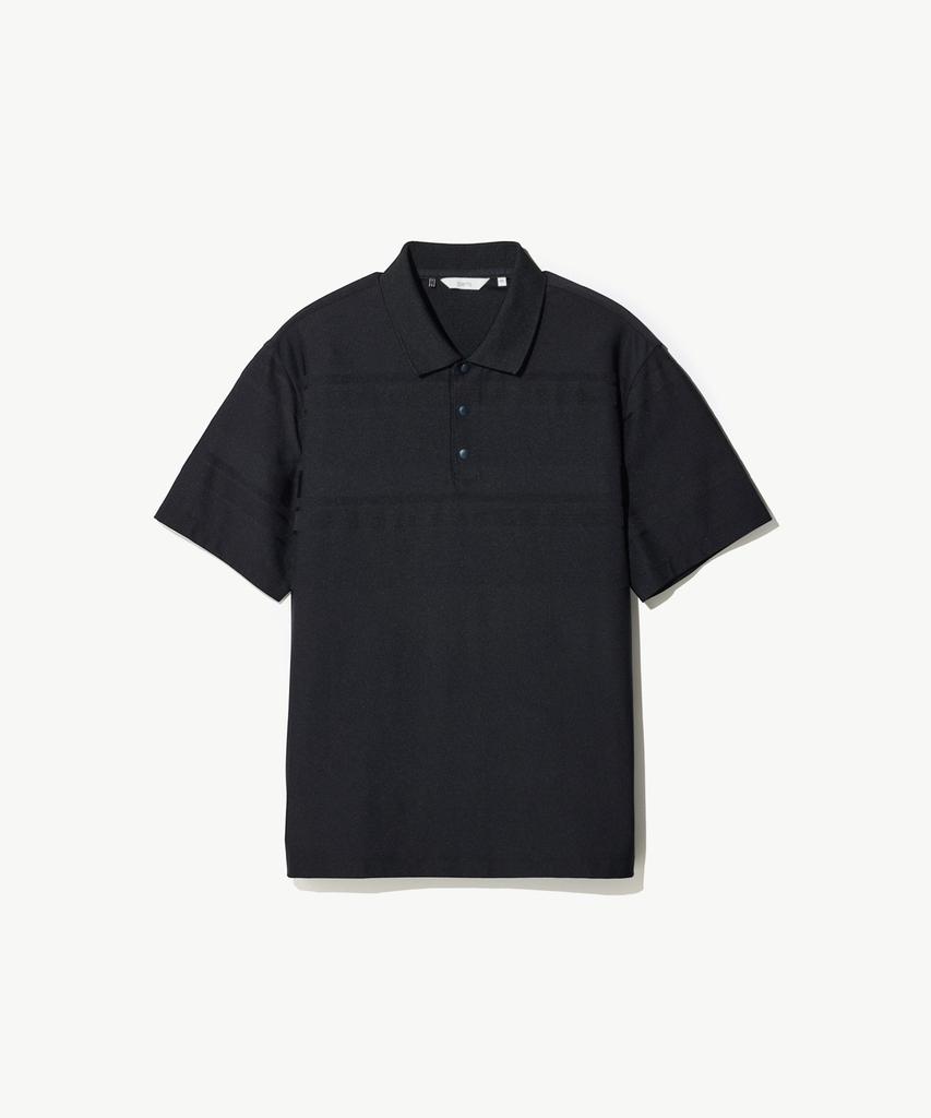 STCO Diems Coolite 100% Polyester Collared T-Shirt_Black (Classic Fit)_Dtsxb07Csb