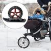 Лыжи для коляски Снежный самокат Коляски Колесо Лыжа Сани Планер Крепление для катания на лыжах Для родителей Спорт Кемпинг Бег Велосипед