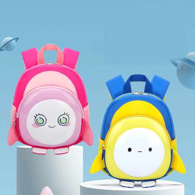 Party Kids Egg Cartoon Large Capacity Backpack Unisex  Waterproof Schoolbag