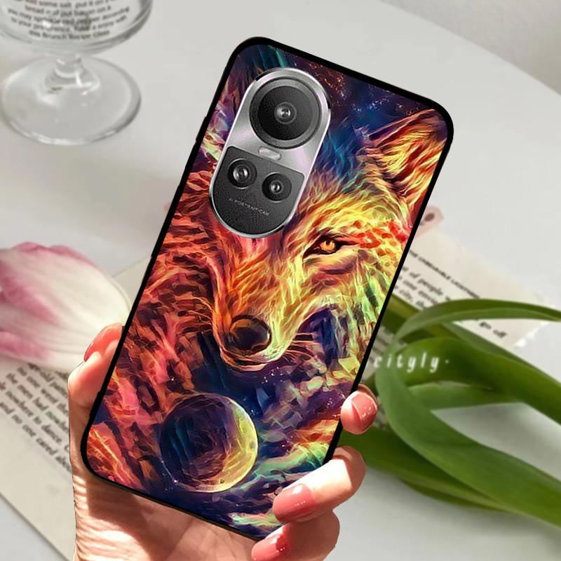 Чехол для Oppo Reno 10 5G CPH2531 Reno10 Ударопрочный Мягкий ТПУ Силиконовый Чехол для Телефона Для Oppo Reno 10 Pro 5G CPH2525 Funda Мультяшный