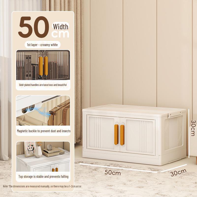 Складной шкаф большой вместимости с магнитными дверцами для детского гардероба или кухонного хранения