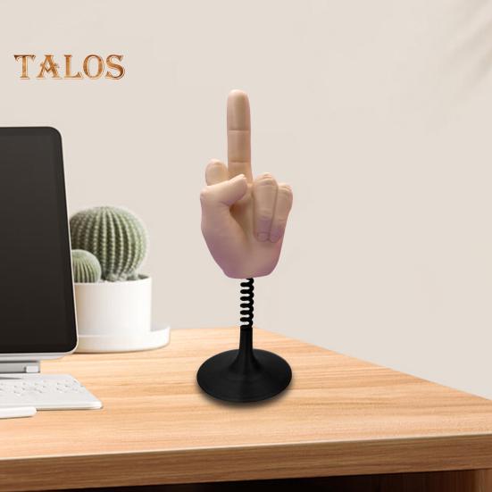 Эластичная настольная игрушка для среднего пальца, снятие стресса, забавный 3D-украшение для пальцев, веселый розыгрыш, подарок для офиса, дома и стола