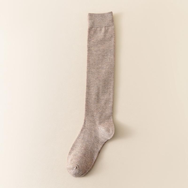 Женские длинные носки выше колена, облегающие, черные, тренд осени/зимы, японский стиль.