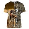 New Fashion Men Hoodies 3D Print T Shirt New Fashion Animal Hunting Duck Art T Shirt Tees Shorts Sleeve Apparel Unisex