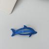 Colorful Snap Clip Girls Kid Hairpins Glitter Metal Hair Clip Dolphin with Glitter Handmade Hairpins Snap Hairpins