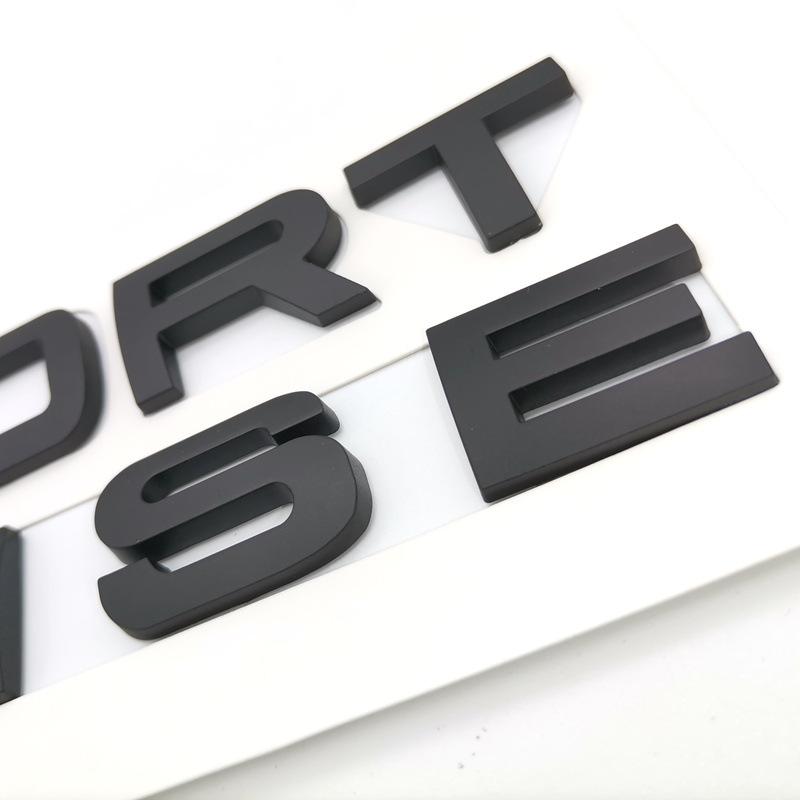 3D ABS Логотип Sport HSE Эмблема Буквы Багажник Автомобиля Discovery Sport HSE Наклейка Аксессуары