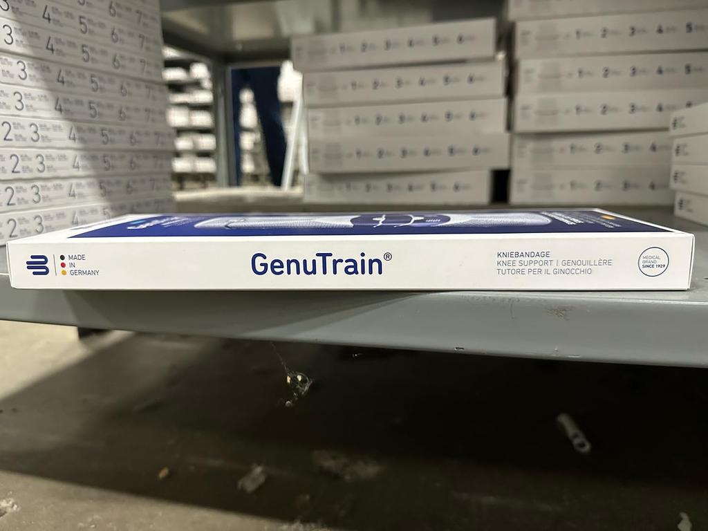 Bauerfeind Genu Train Knee Support Made In Germany General Medical Equipment Stabilization of the Knee Joint with Silicone Pad and Compression Size