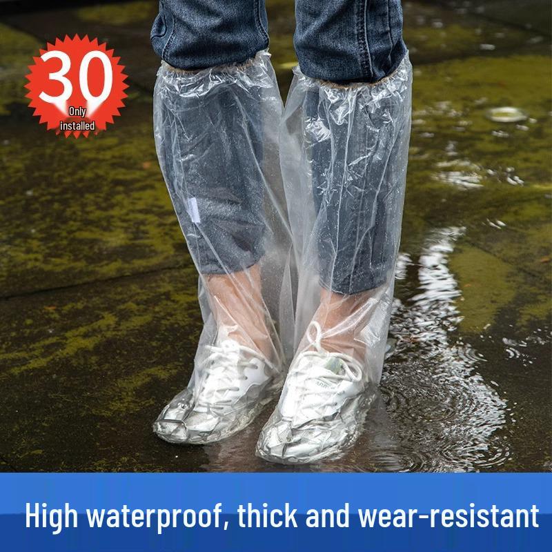 Newcomer Discount: Waterproof Non-slip Disposable Rain Shoe Covers - Wear-resistant & Thick for Rainy Days