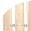 Adirondack Garden Chair with Table Solid Pine Wood