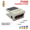 Pneumatic Foot Pedal Control Switch with 4F210-08 08L Air Control Valve FV420 Foot Switch and FV320 Air Cylinder Valve 4F210-08G Ventilation Valves 4