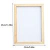 Paper Making Frame Screen Diy Wood Paper Making Papermaking Mould Crafts Handcraft Paper Recycling Tool Wooden Multi-Size