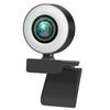 Full HD 4K Webcam Computer Web Cam Video Camera Built In Ring Light Web Camera