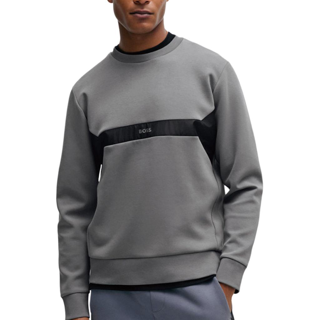 HUGO BOSS SS24 Sweatshirt Men's Medium Gray 50504887-036
