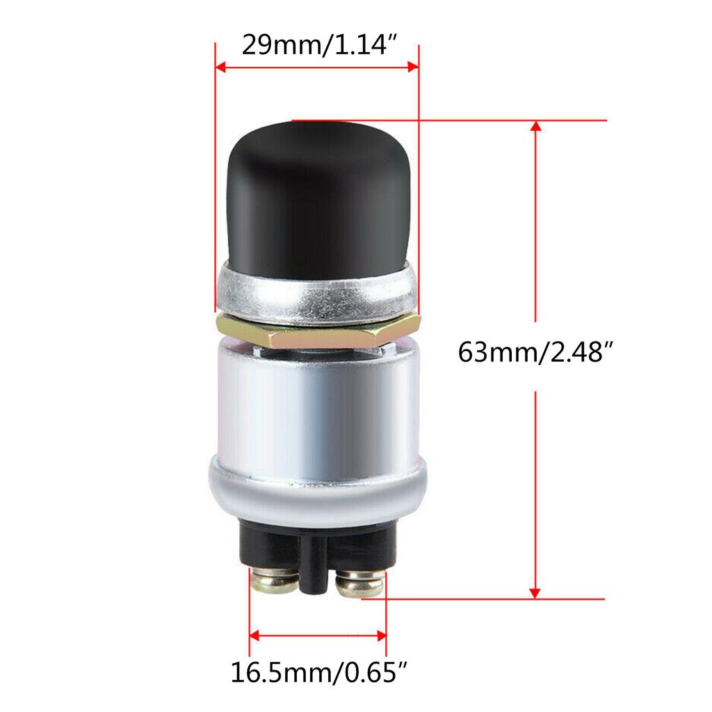 DC 12V/24V Автомобиль Грузовик Двигатель Старт Стоп Кнопочный Переключатель Запуск в одно касание Бесключевое Зажигание Стартер Вкл Выкл Универс