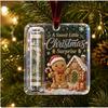 Christmas Money Holder Hanging Ornament Santa Snowman Angel Decoration for  Holiday Party Tree Decor 9.9x9.9cm