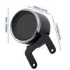 Multifunction Motorcycle Tachometer Meter LED Backlight LCD Motorcycle Speedometer Digital Level