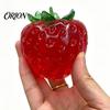 Гаджет для снятия стресса, прозрачный шарик-клубника, гигантская красная-розовая игрушка-сквиш для снятия стресса, имитация фрукта, сенсорная игрушка для снятия напряжения