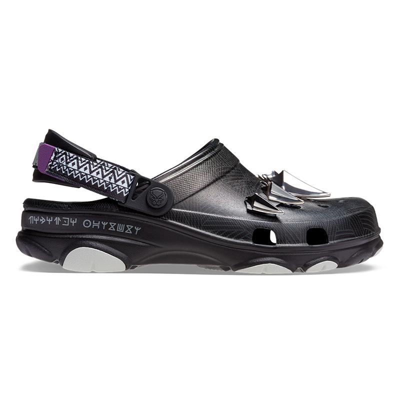Crocs EVA Классические вездеходные клоги Marvel Черная Пантера