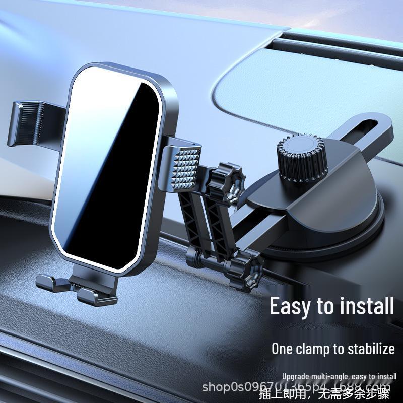 Многофункциональный автомобильный держатель для телефона с присоской на лобовое стекло, поддерживающий гравитационное крепление