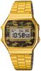 Часы Casio Unisex цифровые повседневные Chipkashi дешевые Casio камуфляжный узор A168WEGC-3EF
