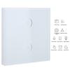 10A 2 Gang Smart Switch WiFi Touch Panel APP Voice Control with Timing Function for Tuya