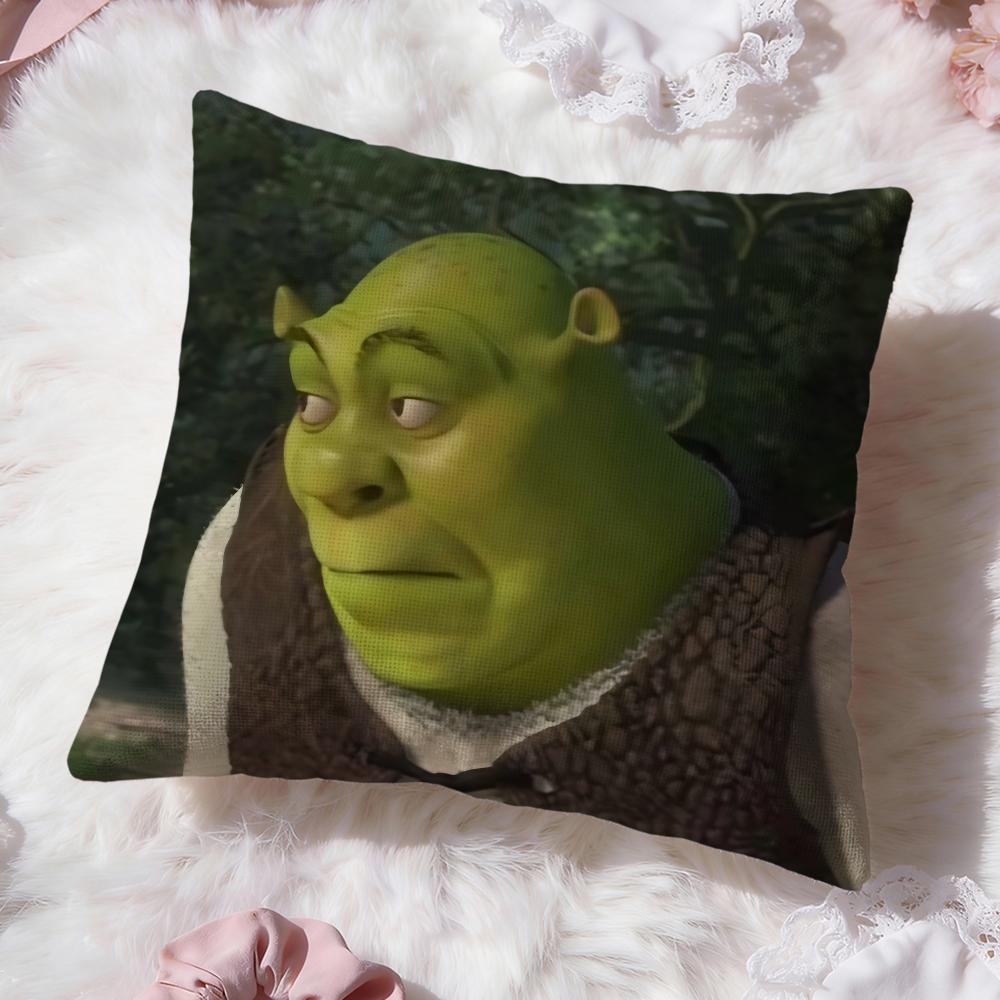Чехол на подушку Аниме S-ShrekS Премиум-комфорт Двусторонний чехол для подушки - Дизайн "Два в одном" для любой комнаты и салона автомобиля