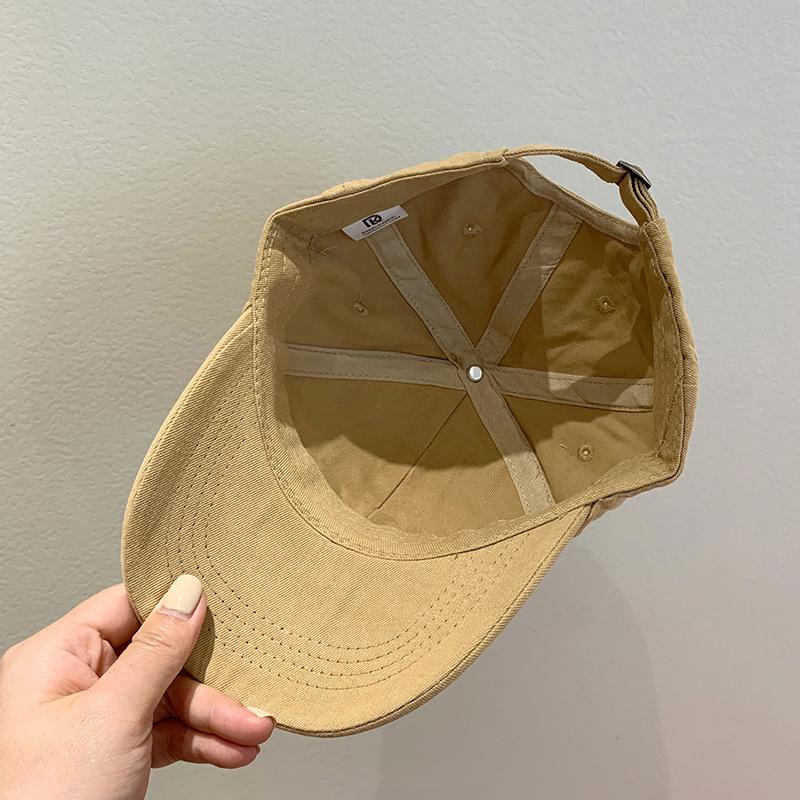 Fashion Letter Children Baseball Cap Embroidery Boys Girls Hip Hop Snapback Hat Summer Adjustable Kids Solid Color Peaked Caps