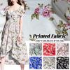 100x150см Винтажная Ткань с Мелким Цветочным Принтом Пасторальный Стиль Тонкий Шифон Полиэстер Шитье Платье Рубашка Пижама Ручная Работа