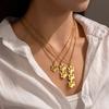 Tiny Paw Print Necklace Paw Necklace Animal Pet Dog Cat Necklace Paw Print
