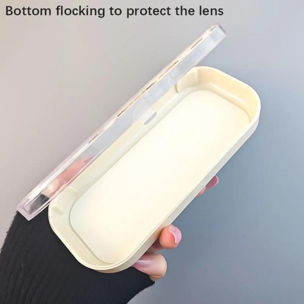 Модный Кавайный Прозрачный Чехол для Очков с Бантиком Бабочка Цветок Коробка для Хранения Солнцезащитных Очков Защитный Чехол для Очков Подарки для Девочек