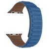 Bracelet pour Apple Watch - MY-MONTRE - Cuir veau magnétique - Bleu nuit - 38/40/41mm - Cuir véritable
