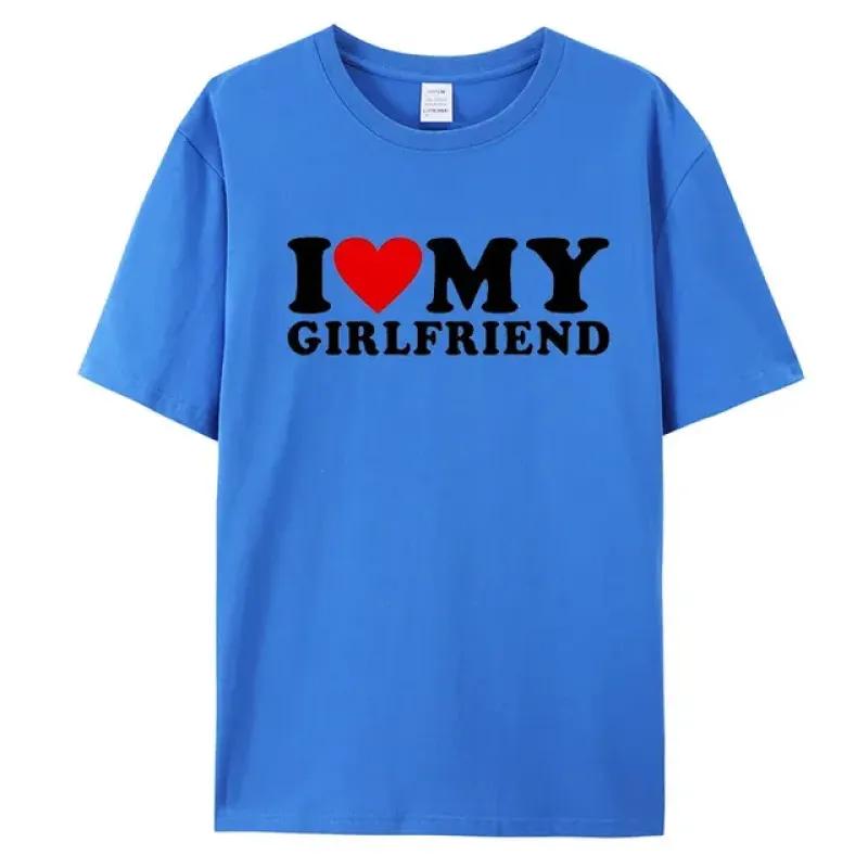 I Love My Boyfriend Clothes I Love My Girlfriend T-Shirt Men So Please Stay Away From Me Funny BF GF Saying Quote Gift Tee Tops