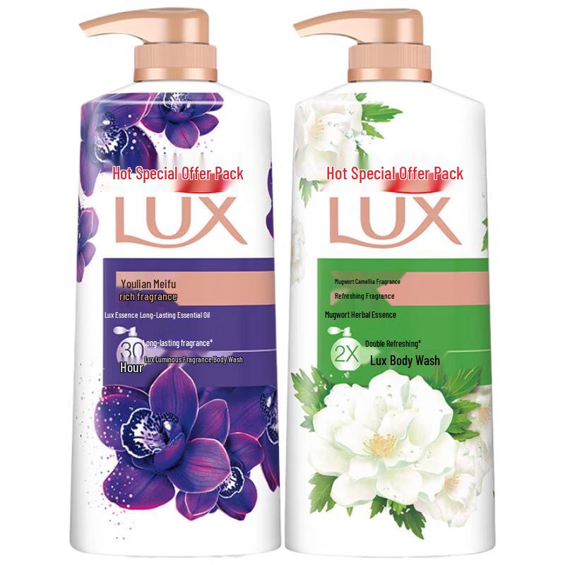 Lux Mugwort & Lotus Fragrance Shower Gel Twin Pack
