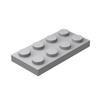 MOC 3020 Собирает Частицы Аксессуары Компоненты 2x4 Обычная Пластина 20 ШТ Кирпичи Красочные Строительные Блоки Развивающая Игрушка Город