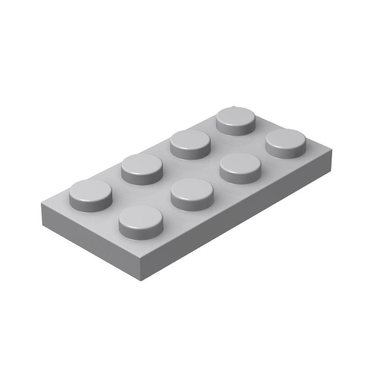 MOC 3020 Собирает Частицы Аксессуары Компоненты 2x4 Обычная Пластина 20 ШТ Кирпичи Красочные Строительные Блоки Развивающая Игрушка Город
