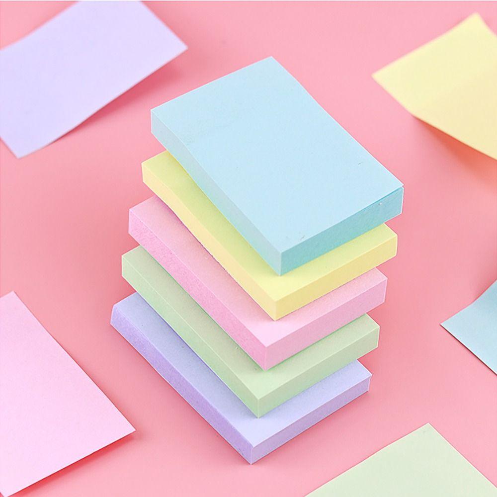 100 Sheets Paper Scrapes Stickers Colored Colorful Notepad Writing Pads Sticky Notes Office