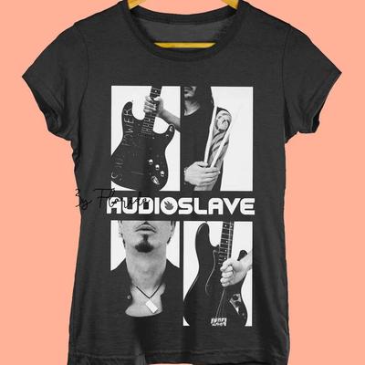 Audioslave рок-группа черная винтажная футболка Унисекс футболка Все размеры от S до 5Xl JJ5163