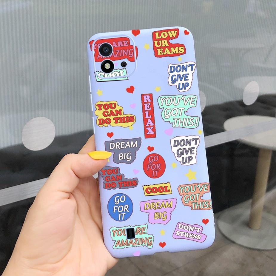For Realme C11 2021 Case Fashion Soft Silicone Back Cover For Oppo Realme C11 2020 C 11 2021 Phone Cases Fundas RealmeC11 Bumper