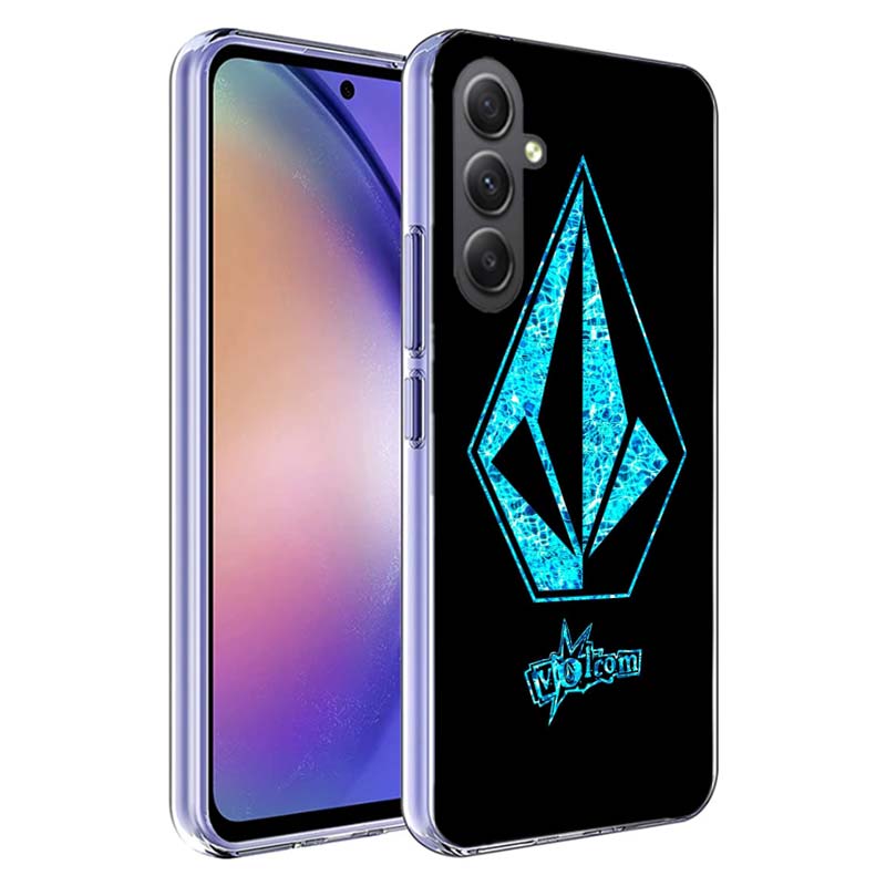 Volcom Logo Phone Case for Samsung A17 A37 A57 A07 A16 A26 A36 A56 A06 A02S A12 A22 A32 A52S A04S A14 A24 A34 A54 A03 A13 A33 A5