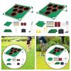 Putting Game Set, Cornhole Board, Foldable Throwing with Lightweight And Portable PP Material