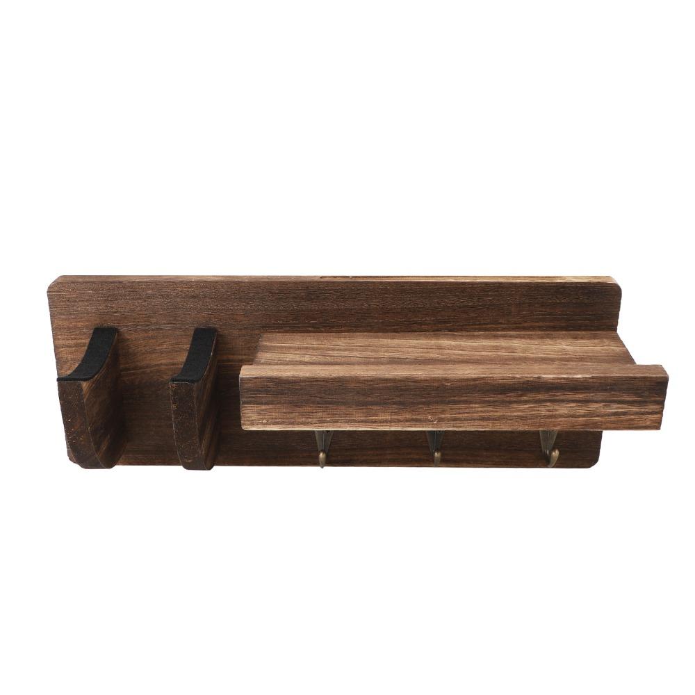 Wooden Guitar Hanger Hook Wall Mounted Guitar Hanging Rack  For String Music Instrument