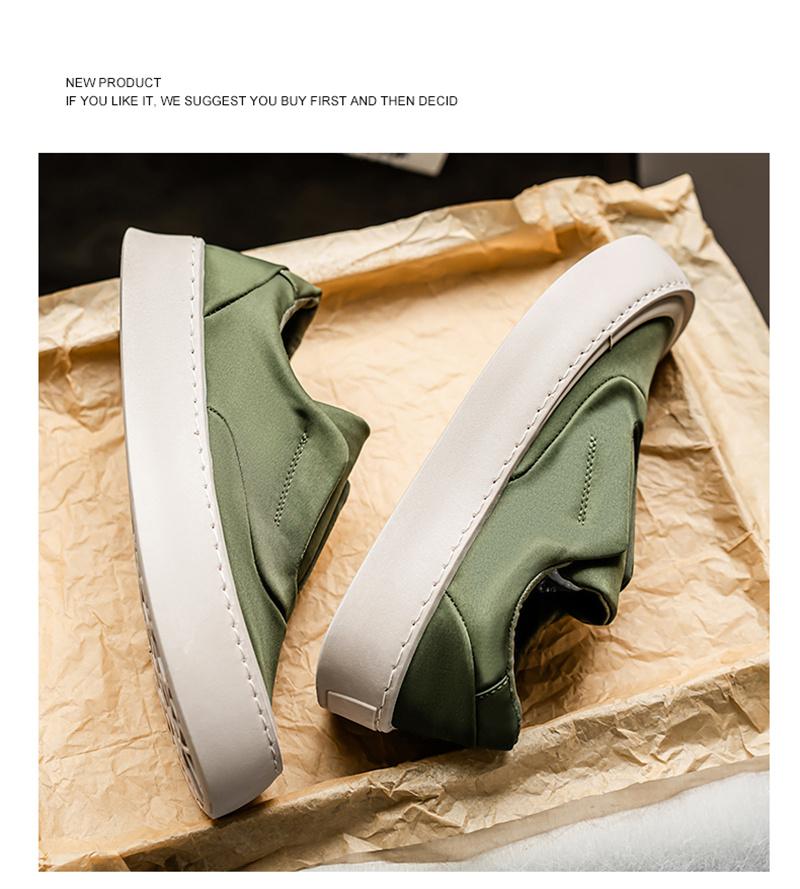 Canvas men's shoes, summer new, anti slip, thick sole, breathable, lightweight, lazy, one foot board shoes, men's sports shoes