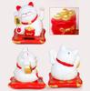 На солнечных батареях Maneki Neko машет рукой манит удача кошка Lucky Cat для домашнего офиса и автомобильного декора